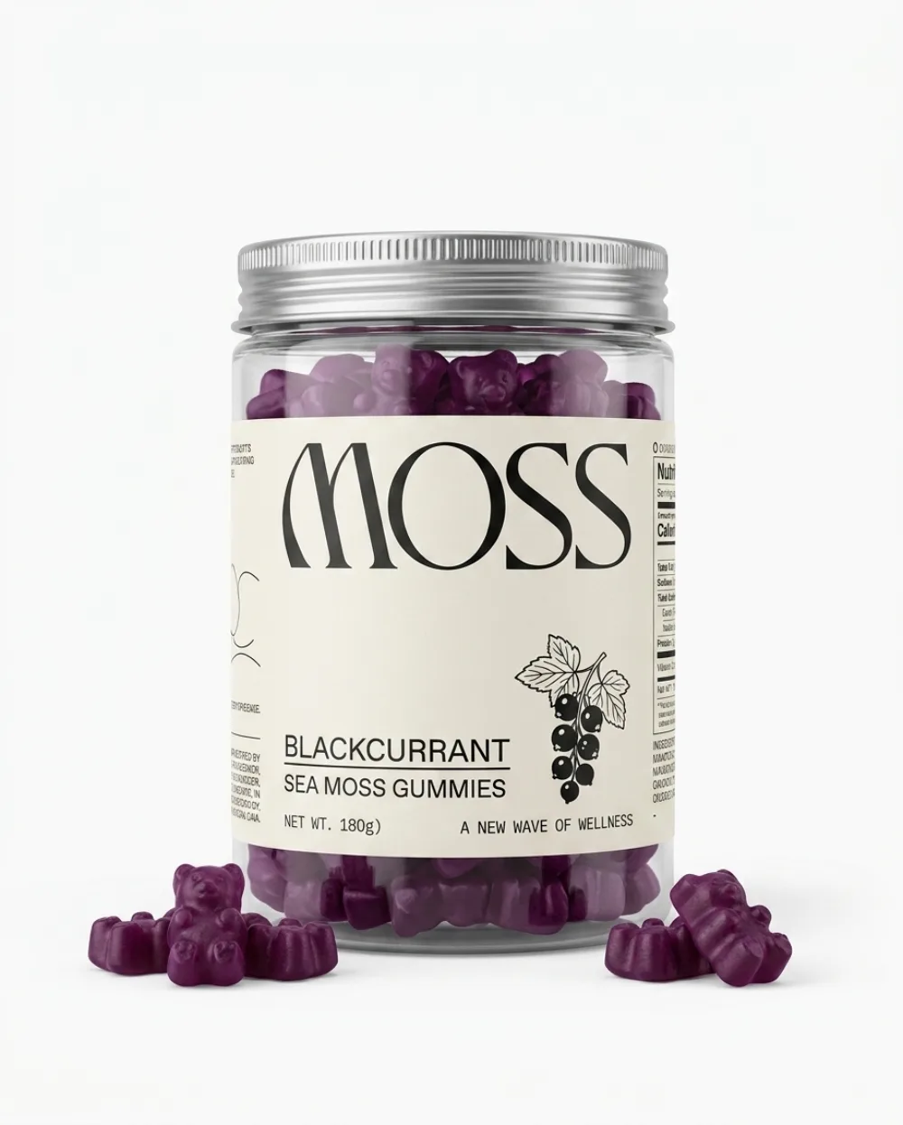ЧЁРНАЯ СМОРОДИНА (Blackcurrant) — Sea Moss Gummies