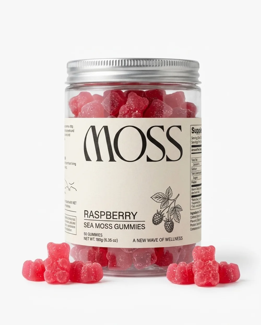 МАЛИНА (Raspberry) — Sea Moss Gummies